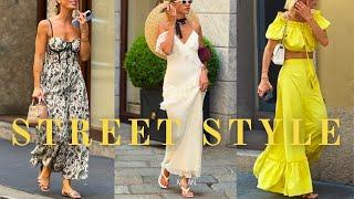 Milan’s Refined Street Style Chic and Elegant Summer Outfits•Luxurious Simplicity