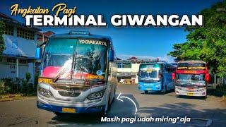 BUS JATIM NGGA ADA OBAT PANTAU KEBERANGKATAN TERMINAL GIWANGAN  PAGI