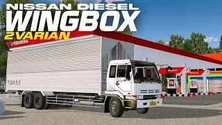 RILIS UD NISSAN DIESEL WINGBOX  MODS BUSSID