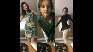 ASMR Try on Haul Whispering Scratching Fabric Twirling