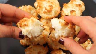 Such a delicious coconut candy in 10 minutes coconut macaroon recipe easy and quick