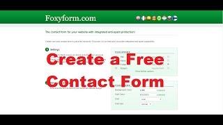 Add a Working Contact Form On Your Website