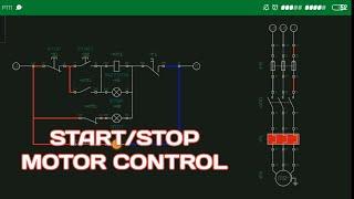 3phase Start-stop motor control with indicator light simurelay  Paano mag wiring ng start- stop