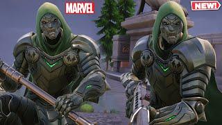 Fortnite DOOM Skin GAMEPLAY Marvel C5 S4 Battle Pass Outfit