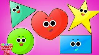 What Shape is this ? Shapes Song + More Learning Songs & Nursery Rhymes