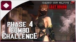 DOA5LR Phase 4 Combo Challenge 1080p60FPS