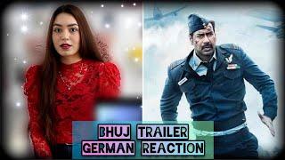 GERMAN REACTION  Bhuj The Pride Of India - Official Trailer  Ajay D. Sonakshi S. Sanjay D. Nora F