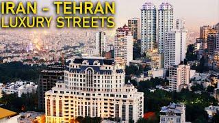 TEHRAN 2022 Driving Tour in Luxury Streets