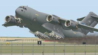 Pilot Of Military Aircraft C-17 Got Fired After He Did This During Emergency Landing  X-Plane 11