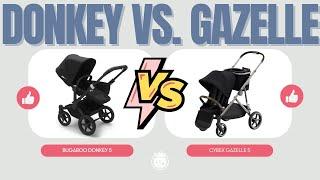 Bugaboo Donkey 5 vs. Cybex Gazelle S  Stroller Review  Double Stroller Comparison