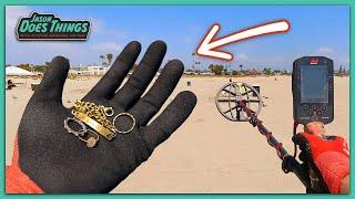 There Was Treasure In The Sand - Beach Metal Detecting E-56