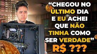 MINEREI BITCOIN DURANTE UM MÊS INTEIRO VALEU A PENA?