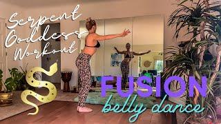 Tribal Fusion Belly Dance Free Class - Serpent Goddess Workout