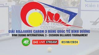 Trần Quyết Chiến vs Cao Phan Triết Luận  Giải billiards Carom 3 băng QT Bình Dương