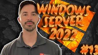 How To Map Network Drives with Group Policy Windows Server 2022  - Video 13 With InfoSec Pat