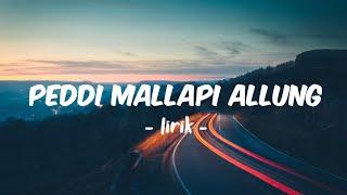 Peddi Mallapi Allung  lirik  cover by. Fajar Hijas  Lagu bugis viral tiktok