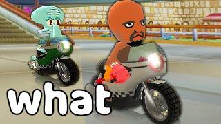 so I made my own custom tracks in mario kart wii...