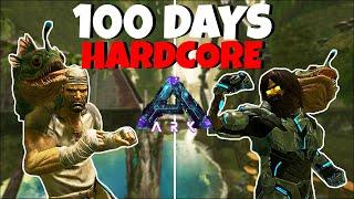 I Survived 100 Days in Hardcore on ARKS HARDEST DLC Aberration  Ark Survival Evolved