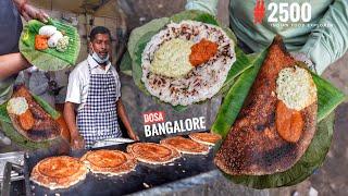 40Rs- Only Highest Selling Onion Dosa in Bangalore  2500 Dosa Sell Everyday  Street Food India