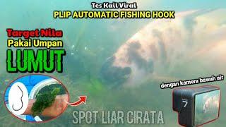 Tes kail viral PLIP OUTOMATIC FISHING HOOK  Umpan Lumut