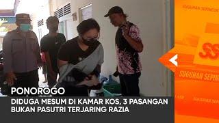 PONOROGO - Diduga Mesum Di Kamar Kos 3 Pasangan Bukan Pasutri Terjaring