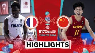 France  vs China   Highlights  FIBA U17 Basketball World Cup 2024