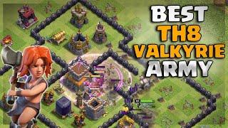 BEST TH8 Valkyrie Attack Strategy Clash of Clans