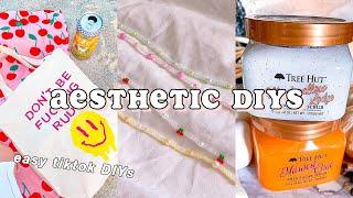 easy tiktok DIYs *DIY necklace scrub and more* aesthetic DIYs