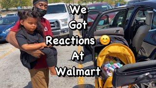 Reborn baby outing reactions at Walmart  Silicone baby  Reborn Dad fake baby