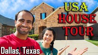 HOUSE TOUR  Our New House in Dallas Texas USA  Indian House in America  अमेरिका में हमारा घर