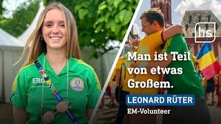 Das machen die Volunteers in Frankfurt bei der Fußball-EM 2024  hessenschau  UEFA EURO 2024