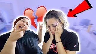 IM QUITTING YOUTUBE PRANK ON SISTER GONE WRONG