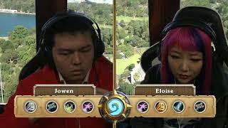 HearthstoneEloise vs Jowen - Sydney Hearthstone Inn-vitational Quarterfinal #4