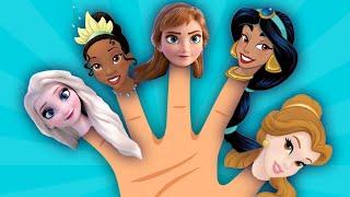 Princess Finger Family + More Nursery Rhymes & Kids Songs  Cherry Berry Songs