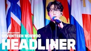 FACECAM 231114 세븐틴 원우 UNESCO HEADLINER 직캠 4K