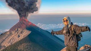 We climbed the MOST DANGEROUS volcano in Central America and it ERUPTED