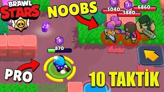 NOOBU PRO YAPAN 10 İNANILMAZ TAKTİK - Brawl Stars