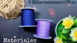 Cómo hacer lindas y hermosas pulseras de hilo con abalorios Tutoriales