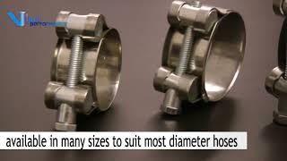 Stainless Steel T Bolt Clamps Ideal for Silicone Hoses.mp4