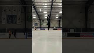 kinda fell out of it but still pretty  #iceskating #skating #figureskating #aesthetic