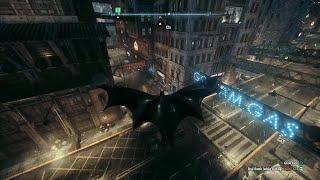 playing Batman Arkham Knight free roam and combat in 2022