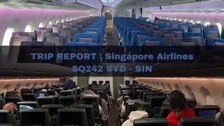 TRIP REPORT  Singapore Airlines SQ242 SYD - SIN