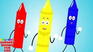 Open Shut Them Action Song + More Crayons Learning Songs & Nursery Rhymes for Kids