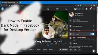 How to Enable Facebook Dark Mode for Desktop Version Officially