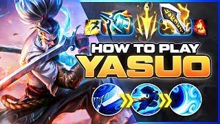 HOW TO PLAY YASUO SEASON 14  NEW Build & Runes  Season 14 Yasuo guide  League of Legends