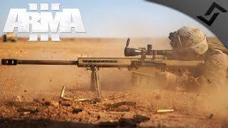 .50 cal SniperSpotter Team - ARMA 3 - 3rd Ranger Battalion Main Op Gameplay - 1st Person Gameplay