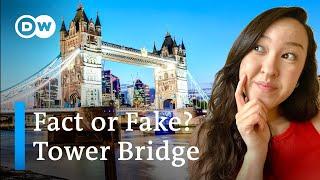 Which fact about Londons Tower Bridge is false? Spot the mistake