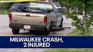 Crash on Milwaukees south side 2 injured 1 arrested  FOX6 News Milwaukee