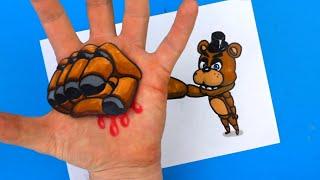 CRAZIEST FREDDY FAZBEAR FNAF INTO THE PIT Paper Crafts