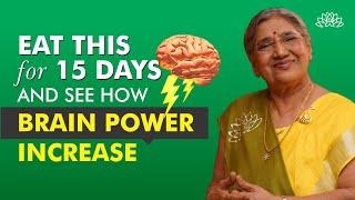Boost Brain In 15 Days  Best Food To Boost Your Brain and Memory  Food For Brain  Dr. Hansaji
